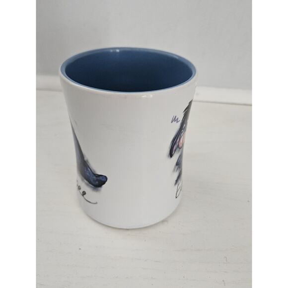 Eeyore Disney Blue &‎ White Coffee Tea Cup Mug 16 Oz Disney Store - Picture 2 of 7